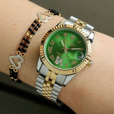 rolex watch women green|Rolex green dial watch price.